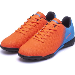 Бутсы футбольные ATEMI, SBA-005 TURF JUNIOR, цв. оранжевый/ голубой (36)