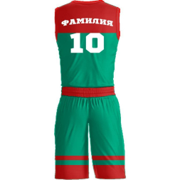 Баскетбольная форма ЭКИПО PLANE Зеленый цвет