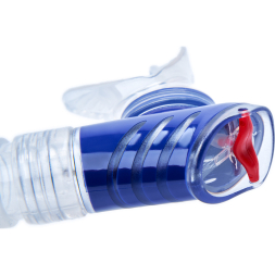 Трубка плавательная SALVAS Splash Snorkel DA190S9BBSTS, размер взрослый