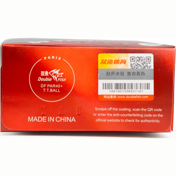 СЦ*Мяч для наст. тенниса DOUBLE FISH PARIS 2024 Olympic Games 3***,PAR40+, ITTF Appr,ABS,уп.6 шт