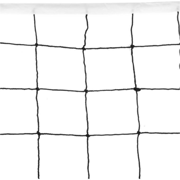 Сетка волейбольная ONLYTOP, с тросом,  9,66х0,9 м